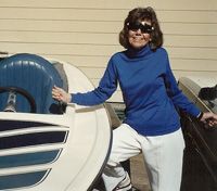 Marjorie with a BOAT